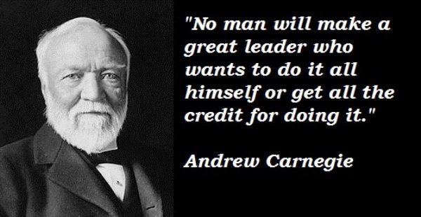 Save Our Libraries, Andrew Carnegie quote