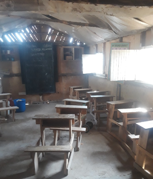 Greta Rowe School Kenya class room