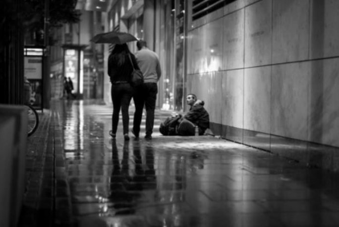 Sweeping the homeless, rough sleeping in Manchester. Photographer: Matthew Taylor