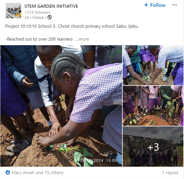 School Gardens STEM Education programme