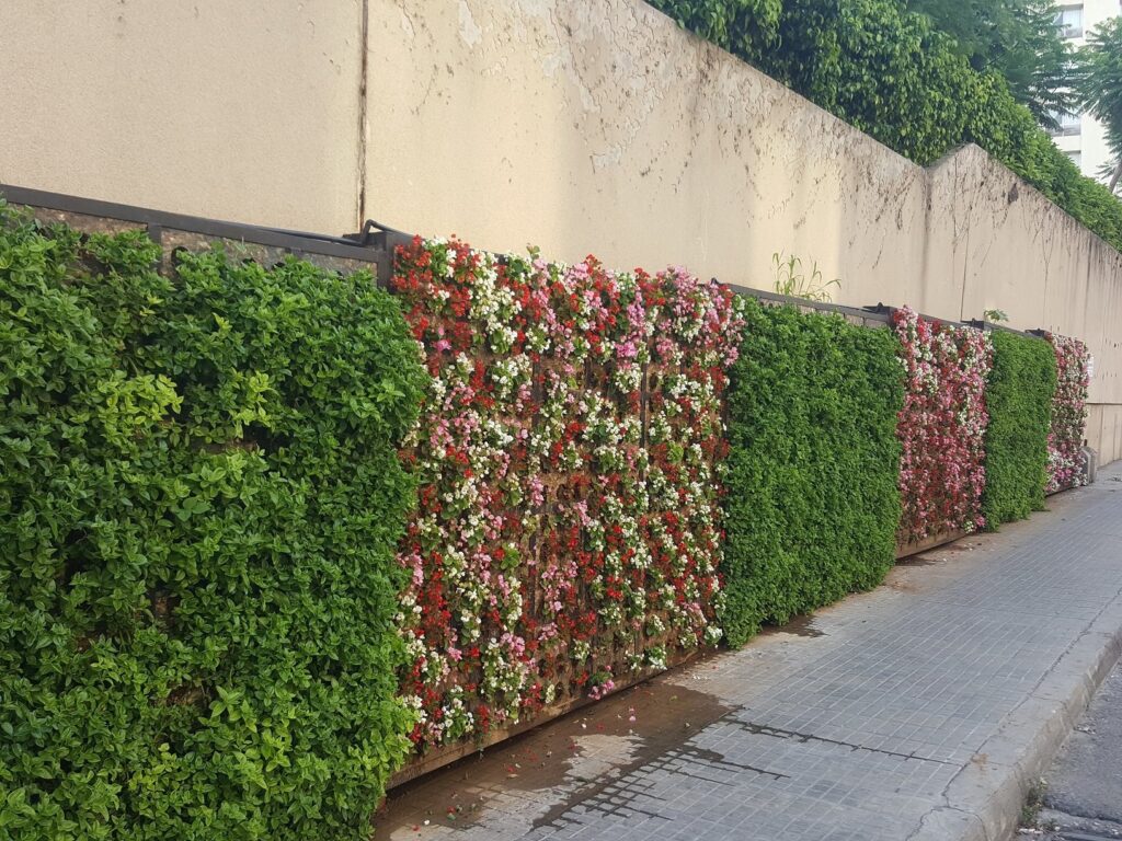 Vertical-Greenwall-Structures made from Recycled Municipal Solid Waste - Ziad Abichaker