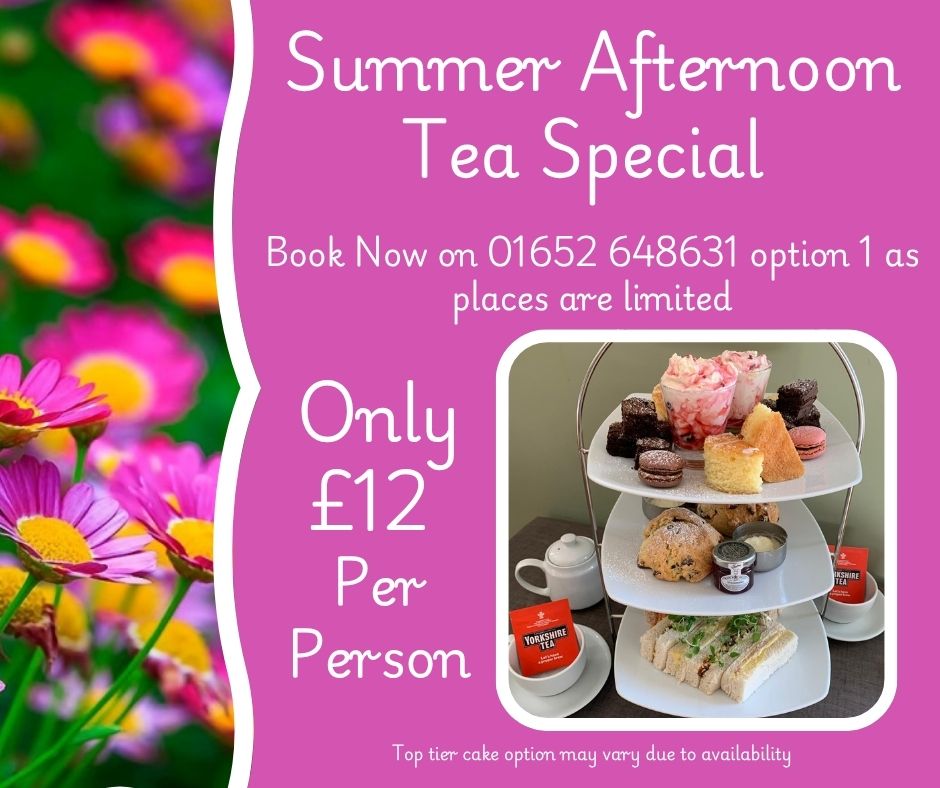 Jacks Patch Garden Centre afternoon tea offer